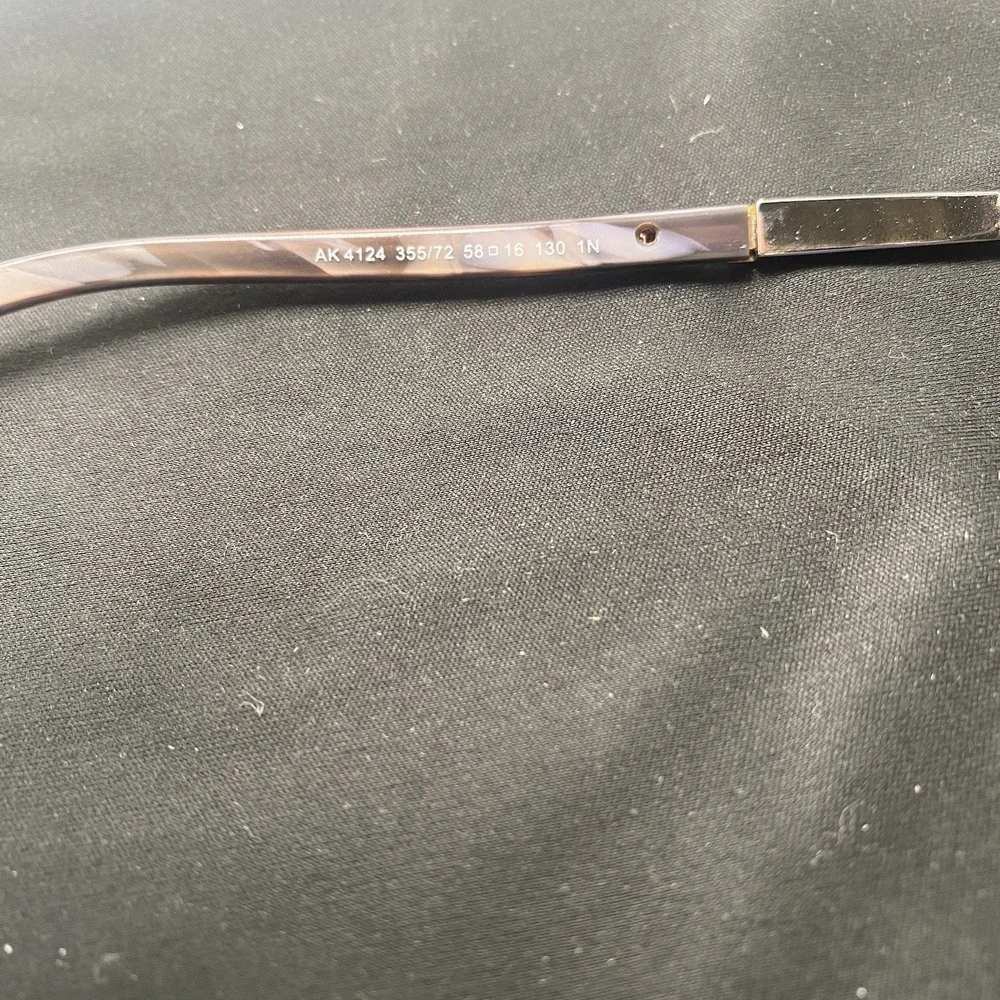 Anne Klein Sunglasses Women FRAME ONLY AK4124 58-16-130 Silver Brown 691 - Picture 15 of 16